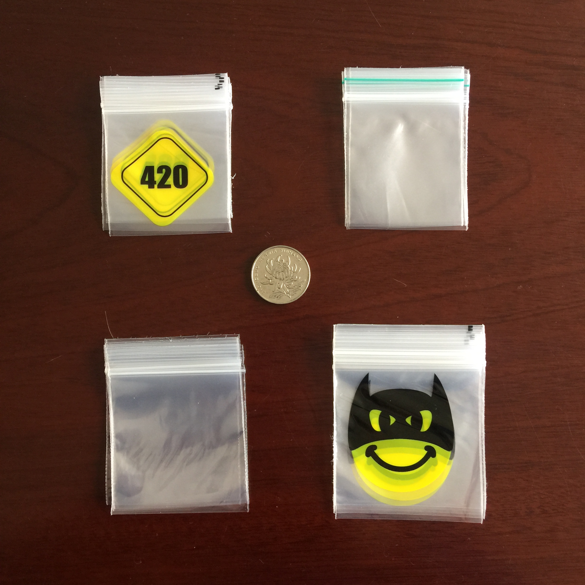 LDPE Clear Mini Zip Lock  Bag W100